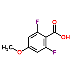 2,6-Difluoro-4-methoxybenzoic acid Structure