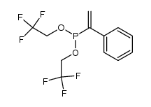Bis-2,2,2-trifluoroethyl 1-phenylethenylphosphite Structure