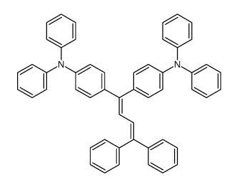 4-[4,4-diphenyl-1-[4-(N-phenylanilino)phenyl]buta-1,3-dienyl]-N,N-diphenylaniline结构式