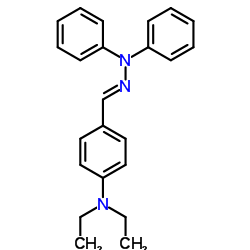 4-二乙氨基苯甲醛-N,N-二苯腙结构式