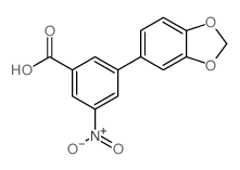 3-(苯并[d][1,3]二氧代l-5-基)-5-硝基苯甲酸图片