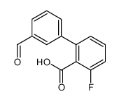 2-fluoro-6-(3-formylphenyl)benzoic acid结构式