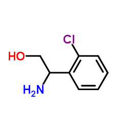 2-氨基-2-(2-氯苯基)乙醇结构式