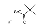 potassium 1,1-dimethylethanecarboselenoate Structure
