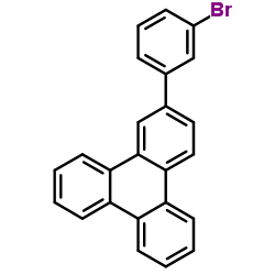 2-(3-溴苯基)三亚苯结构式