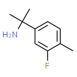 2-(3-氟-4-甲基苯基)丙基-2-胺盐酸盐结构式