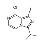 8-chloro-1-iodo-3-isopropylimidazo[1,5-a]pyrazine Structure