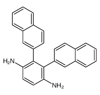 2,3-dinaphthalen-2-ylbenzene-1,4-diamine结构式