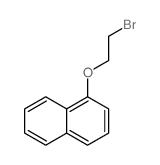 1-(2-溴乙氧基)萘结构式