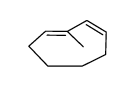 trans,cis-2-methyl-1,3-cyclooctadiene Structure