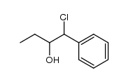 1-chloro-1-phenylbutan-2-ol Structure