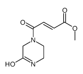 methyl 4-oxo-4-(3-oxopiperazin-1-yl)but-2-enoate结构式