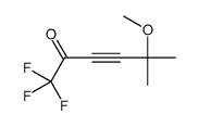 1,1,1-trifluoro-5-methoxy-5-methylhex-3-yn-2-one结构式