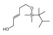 5-[2,3-dimethylbutan-2-yl(dimethyl)silyl]oxypent-2-en-1-ol结构式