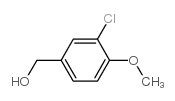 3-CHLORO-4-METHOXYBENZYLALCOHOL Structure