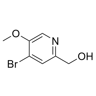 (4-溴-5-甲氧基吡啶-2-基)甲醇结构式