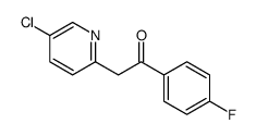 2-(5-chloropyridin-2-yl)-1-(4-fluorophenyl)ethanone结构式