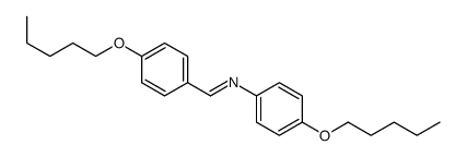 N,1-bis(4-pentoxyphenyl)methanimine结构式