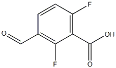 2,6-二氟-3-甲酰基苯甲酸结构式