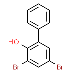 3,5-Dibromobiphenyl-2-ol结构式