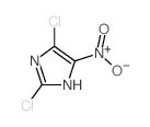 2,5-二氯-4-硝基-1H-咪唑结构式
