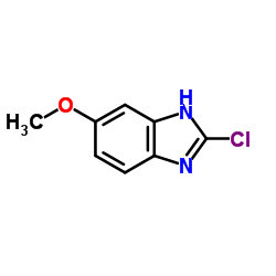 2-氯-5-甲氧基苯并咪唑结构式