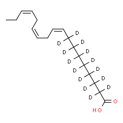 α-Linolenic Acid-d14结构式