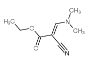 乙基 2-氰基-3-(二甲氨基)丙酸酯结构式