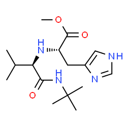 L-Histidine, N-[1-[[(1,1-dimethylethyl)amino]carbonyl]-2-methylpropyl]-, methyl ester, (R)- (9CI) picture