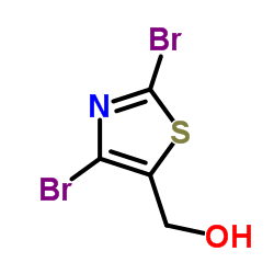 2,4-二溴噻唑-5-甲醇结构式
