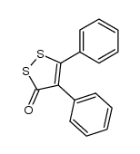 4,5-diphenyl-3H-1,2-dithiol-3-one Structure