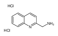 喹啉-2-基甲胺二盐酸盐结构式