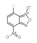 2-chloro-5-nitro-9-oxido-8-oxa-7-aza-9-azoniabicyclo[4.3.0]nona-2,4,6,9-tetraene结构式