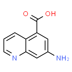 7-aminoquinoline-5-carboxylic acid Structure