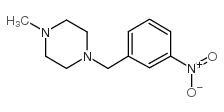 1-甲基-4-(3-硝基苄基)哌嗪结构式