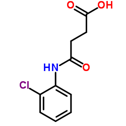 4-[(2-Chlorophenyl)amino]-4-oxobutanoic acid结构式