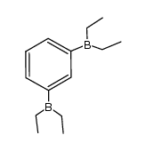 1,3-bis(diethylboryl)benzene结构式