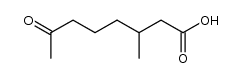 3-methyl-7-oxo-octanoic acid Structure