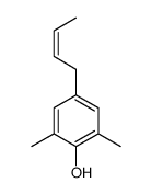 4-but-2-enyl-2,6-dimethylphenol Structure
