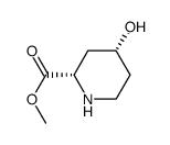 2-Piperidinecarboxylicacid,4-hydroxy-,methylester,(2S,4R)-(9CI) Structure