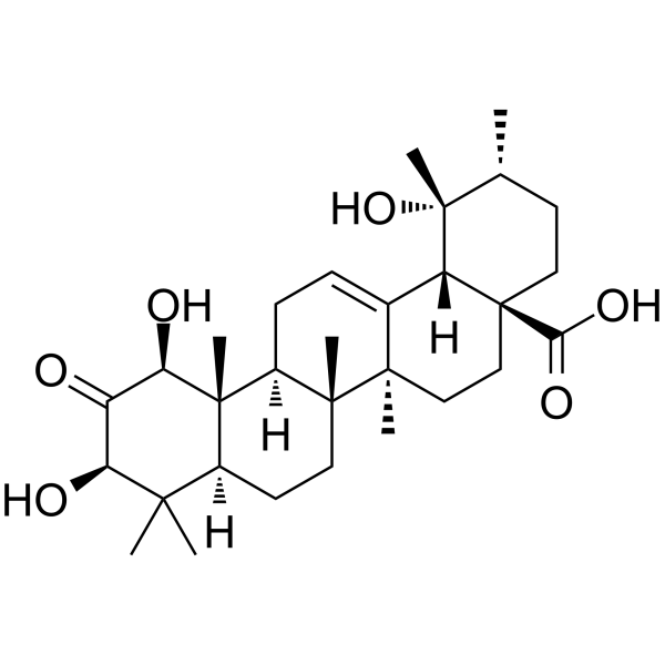 1-Hydroxy-2-oxopomolic acid Structure