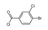 4-bromo-3-chlorobenzoyl chloride Structure