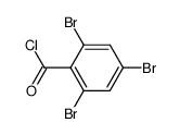 2,4,6-tribromo-benzoyl chloride结构式