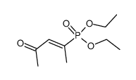 diethyl 1-methyl-3-oxo-1-butenylphosphonate Structure