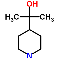 2-(4-哌啶基)-2-丙醇结构式