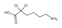 6-amino-2,2-dichloro-hexanoic acid Structure