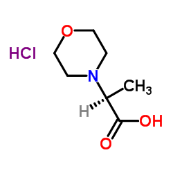(S)-2-Morpholin-4-yl-propionic acid hydrochloride Structure