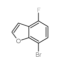 4-氟-7-溴苯并呋喃结构式