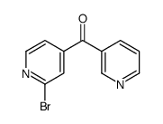 (2-溴-4-吡啶)-3-吡啶-甲酮结构式