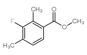 2,4-二甲基-3-氟苯甲酸甲酯结构式